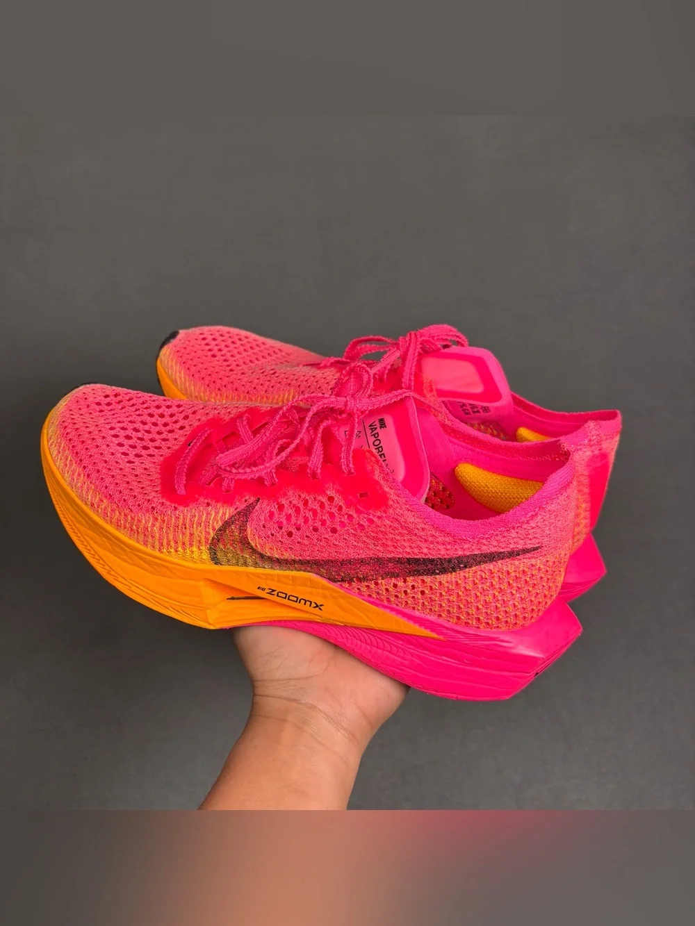 Nike ZoomX VaporFly Next 3 Hyper Pink  Womens Running Racing Shoes Size 9